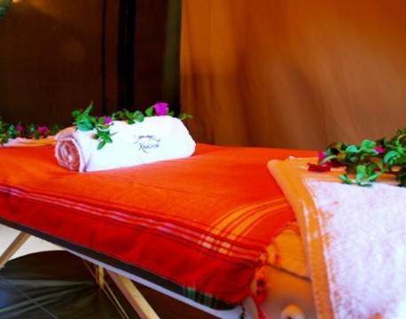Wellness og massage på Keekorok Lodge kenya 7 africa tours