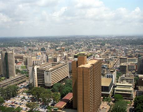Udsigt over Nairobi by, Kenya africa tours