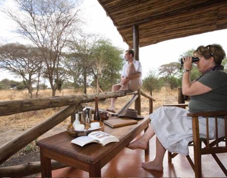 Fra teltene kan dyrene spottes på Kirurumu Camp, Tanzania 5 africa tours