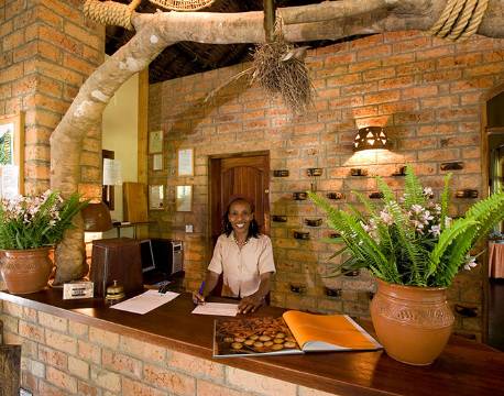 Receptionen på Moivaro Coffee Plantation Lodge, Arusha, Tanzania