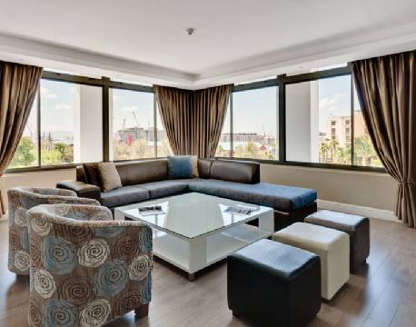 Lounge på Protea Breakwater Lodge, Cape Town, Sydafrika 5 africa tours