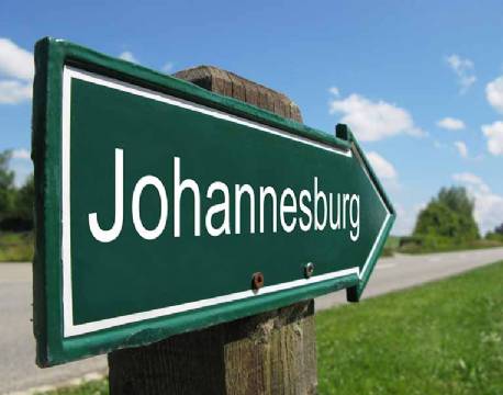 Skilt mod Johannesburg, Sydafrika africa tours
